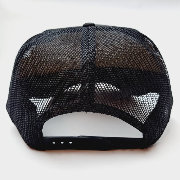 Anthrax Foam Trucker Mesh Snapback Cap Hat Black new - Picture 4 of 4